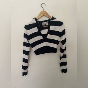 Y2K Cropped Bebe Hoodie